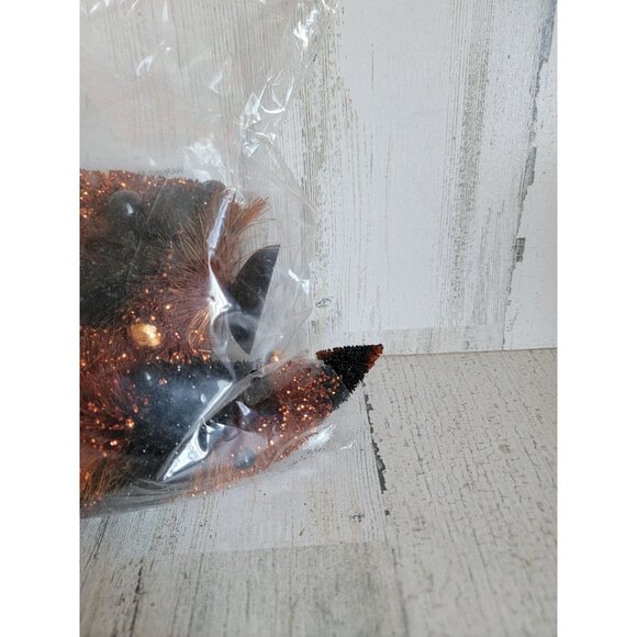 Dept 56 4033852 Halloween sisals orange fall village tree set glitter - Picture 2 of 6